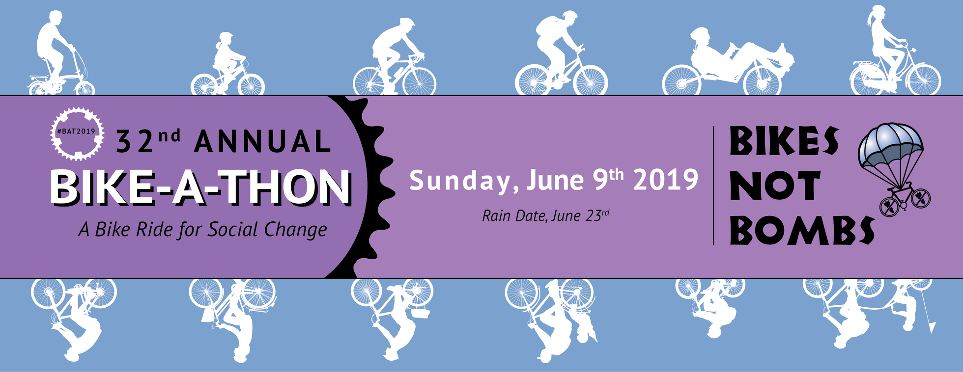 32nd Annual Bikes Not Bombs Bike-A-Thon 2019